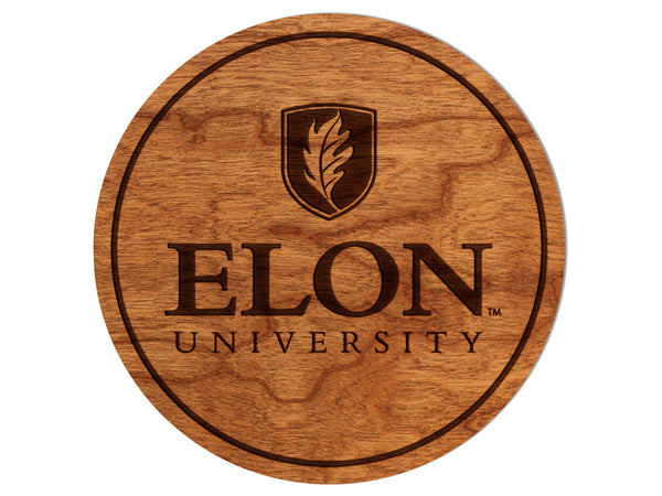 Elon University Coaster Elon Flame