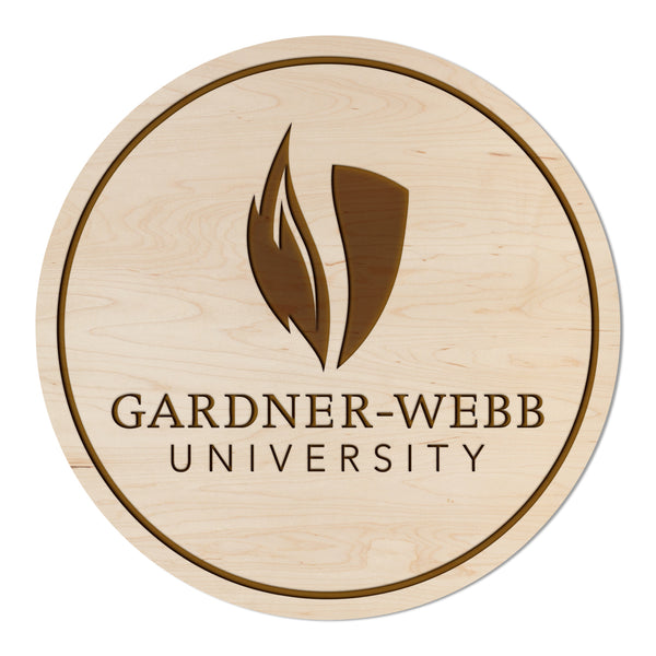 Gardner Webb University Coaster Shield