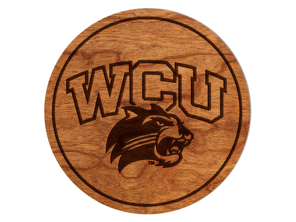 Western Carolina University Coaster WCU Logo