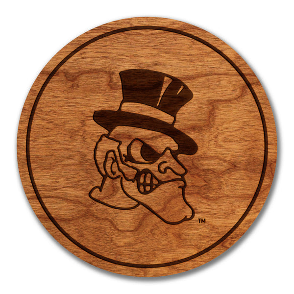 Wake Forest Coaster Demon Deacon Head