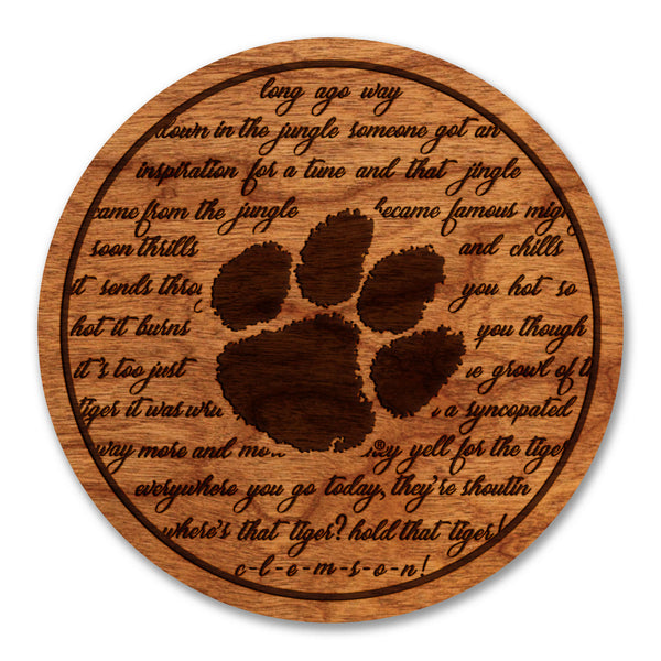Clemson Coaster Fight Song