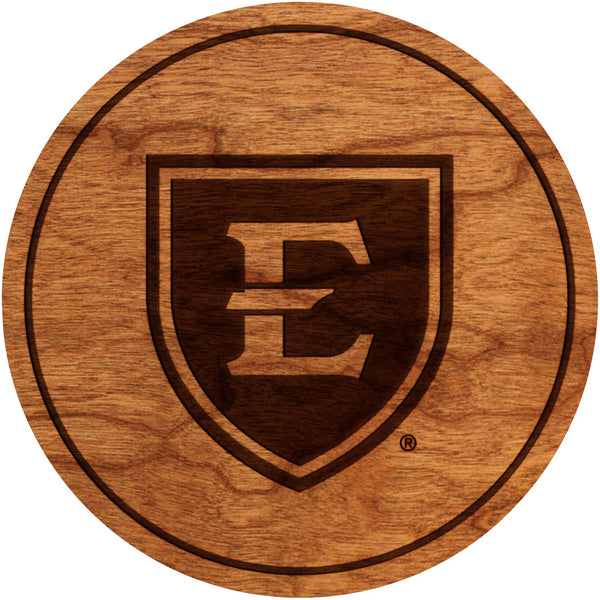 East Tennessee State University Coaster Shield