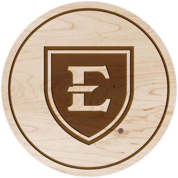 East Tennessee State University Coaster Shield