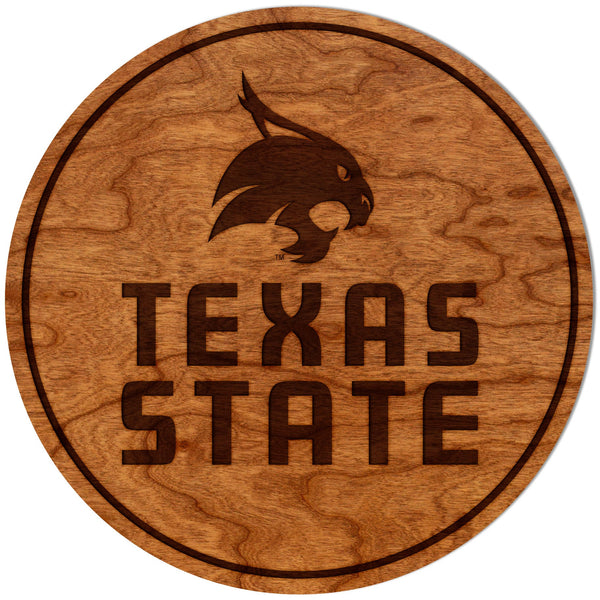 Texas State University Coaster Wildcat Texas State