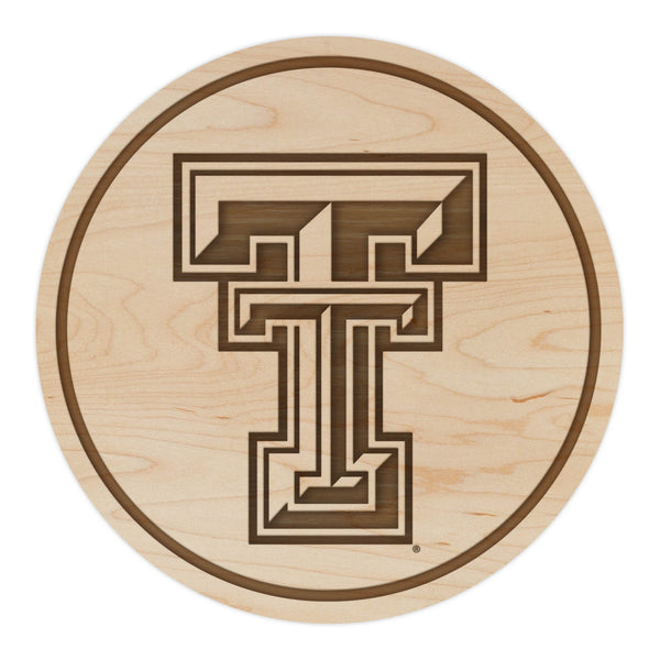 Texas Tech Coaster TT Logo
