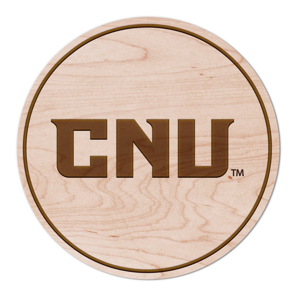 Christopher Newport University Coaster Christopher Newport CNU Letters