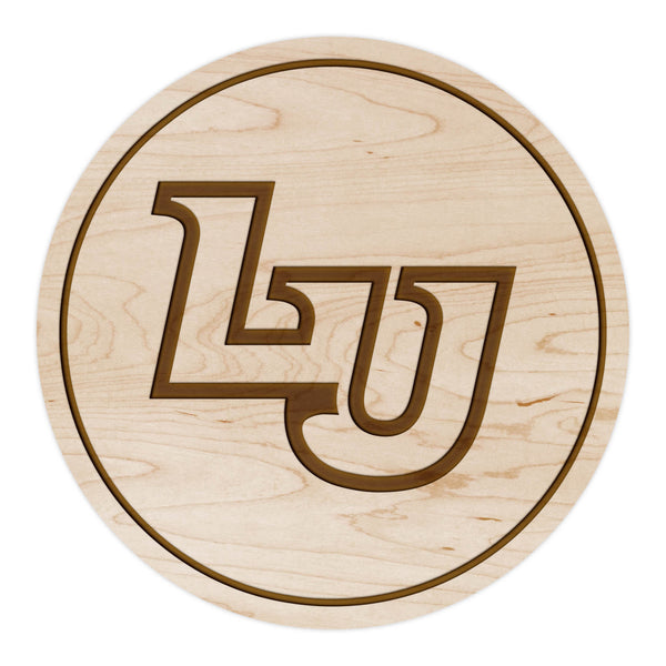 Liberty University Coaster LU Block