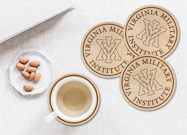 Virginia Military Institute (VMI) Coaster Circular VMI Logo