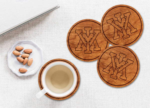 Virginia Military Institute (VMI) Coaster VMI Letters