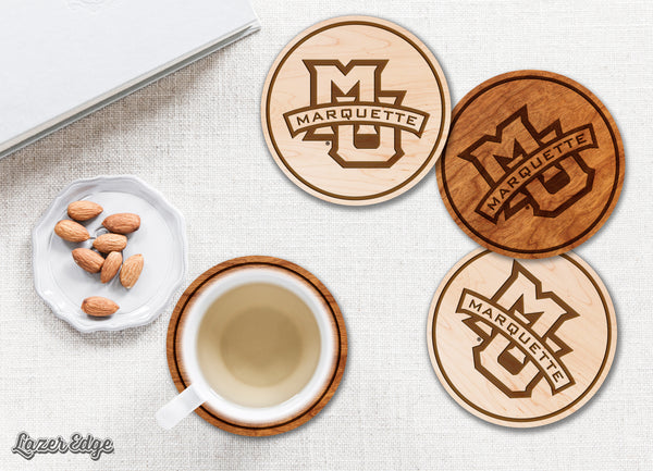 Marquette University Coaster MU Logo