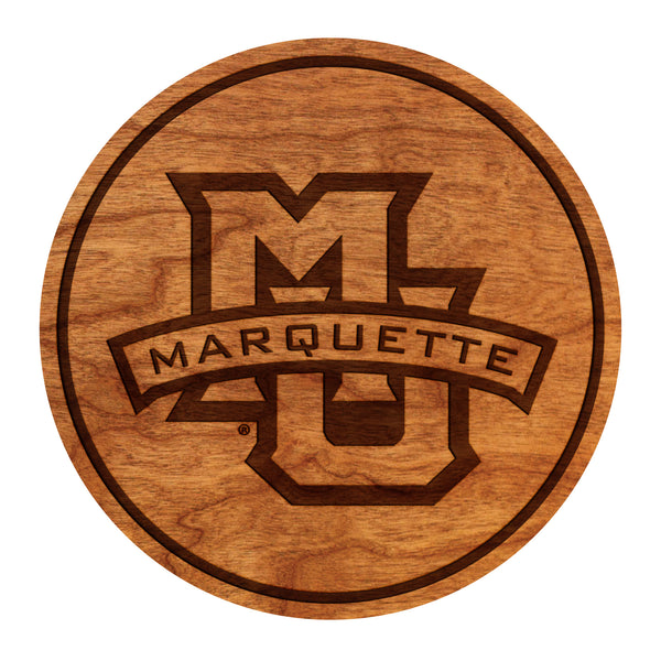 Marquette University Coaster MU Logo