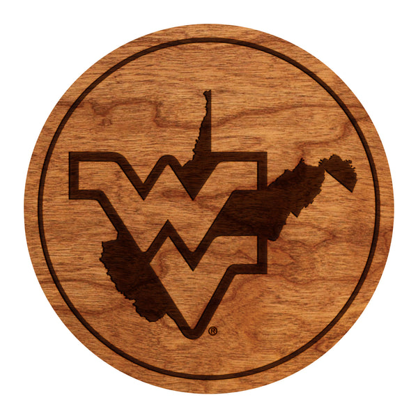 West Virginia Coaster Flying WV on State