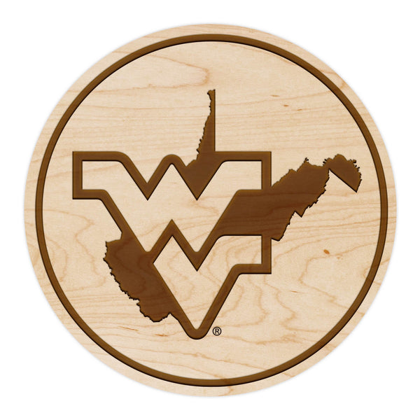 West Virginia Coaster Flying WV on State
