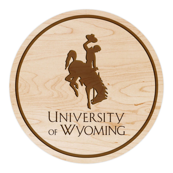 Wyoming Coaster Bucking Horse
