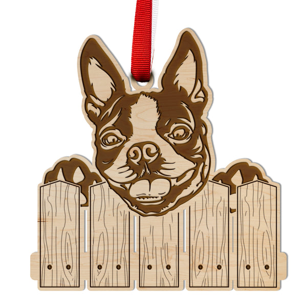 Dog Ornament Boston Terrier