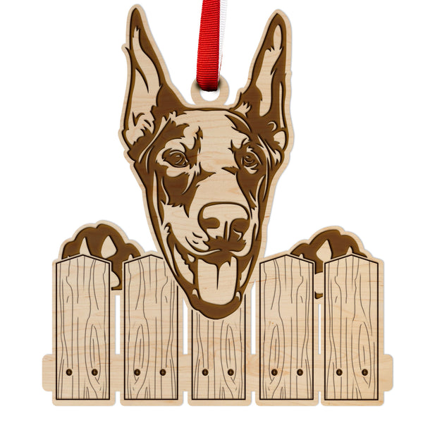 Dog Ornament Doberman