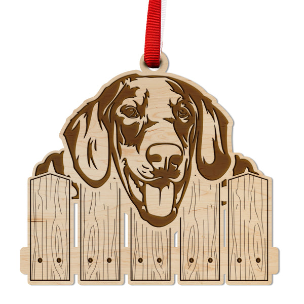 Dog Ornament Doberman Long Ears