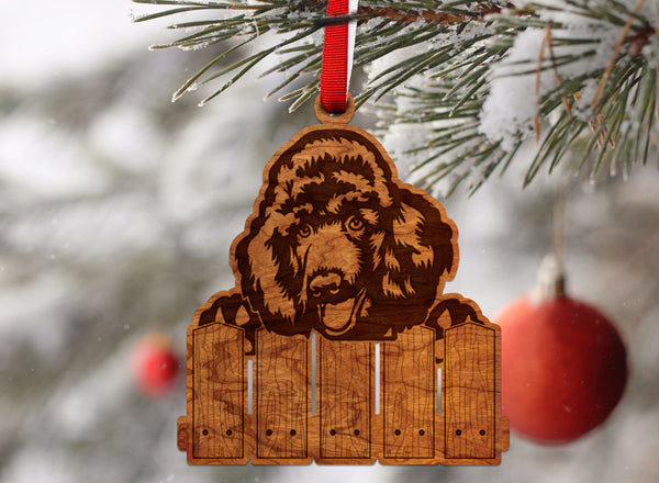 Dog Ornament Poodle