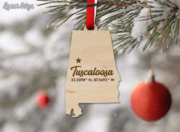 City/Hometown Ornament Tuscaloosa AL