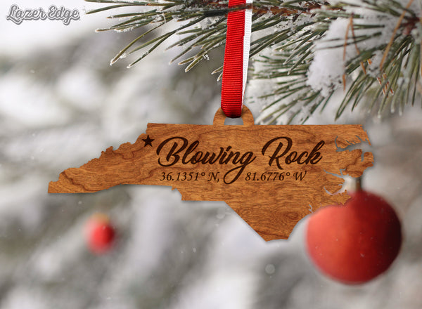 City/Hometown Ornament Blowing Rock NC