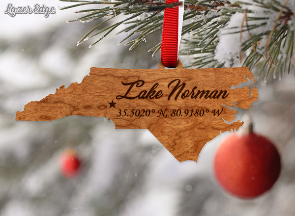 City/Hometown Ornament Lake Norman NC