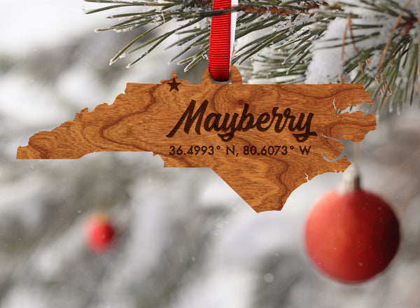 City/Hometown Ornament Mayberry NC