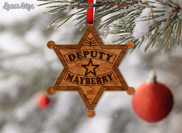 City/Hometown Ornament Mayberry Deputy