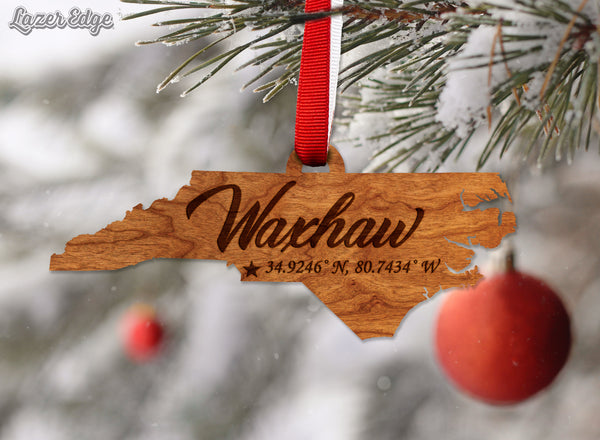 City/Hometown Ornament Waxhaw NC