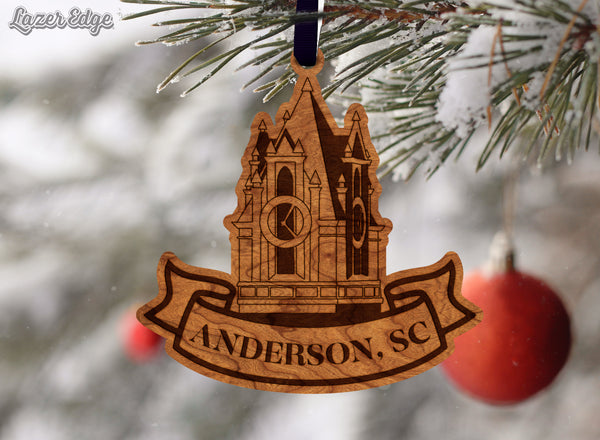 City/Hometown Ornament Anderson SC