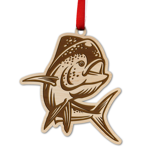 Saltwater Fishing Ornament Mahi Mahi