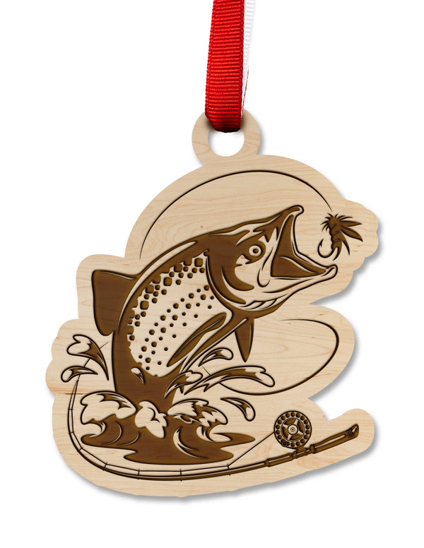 Freshwater Fish Ornament Salmon