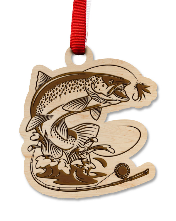 Freshwater Fish Ornament Trout