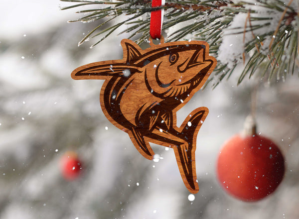 Saltwater Fishing Ornament Tuna