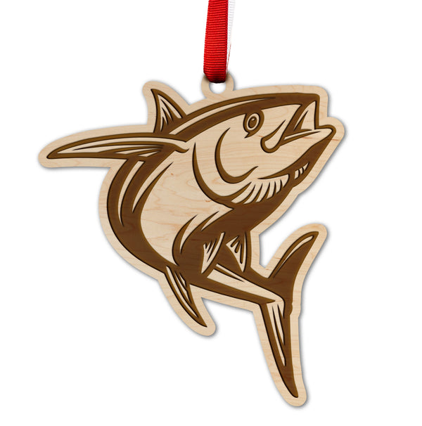 Saltwater Fishing Ornament Tuna