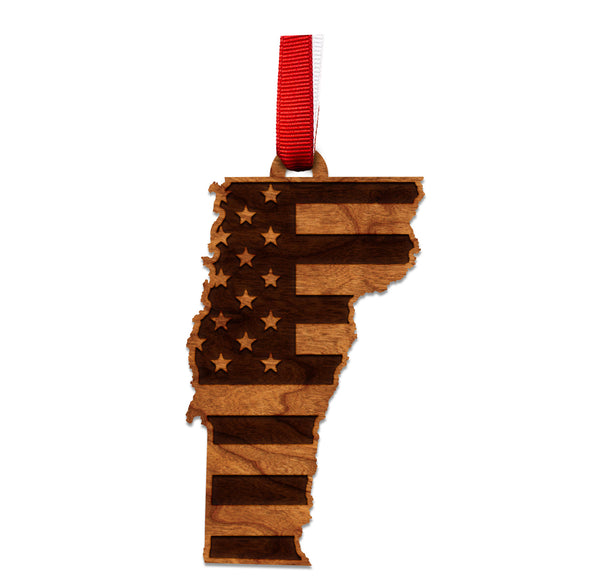 State Flag Ornament Vermont Flag