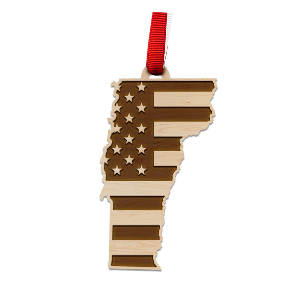 State Flag Ornament Vermont Flag