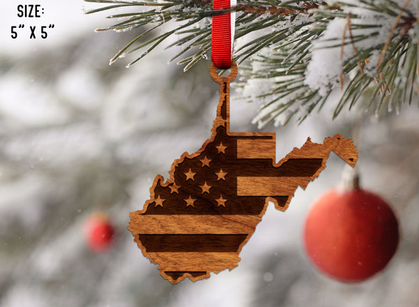 State Flag Ornament West Virginia Flag