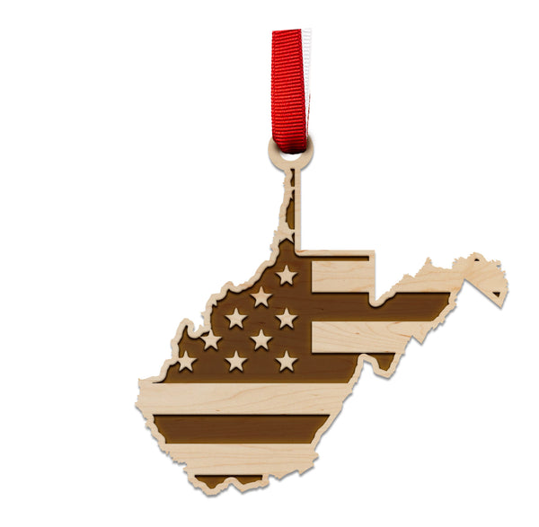 State Flag Ornament West Virginia Flag