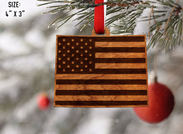 State Flag Ornament Wyoming Flag