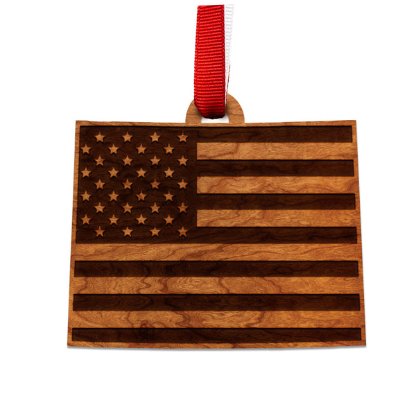 State Flag Ornament Wyoming Flag