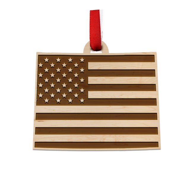 State Flag Ornament Wyoming Flag