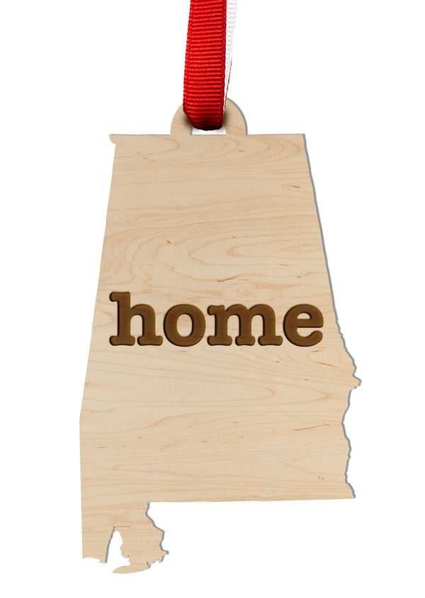 State Map Ornament Alabama