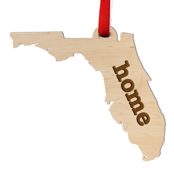 State Map Ornament Florida