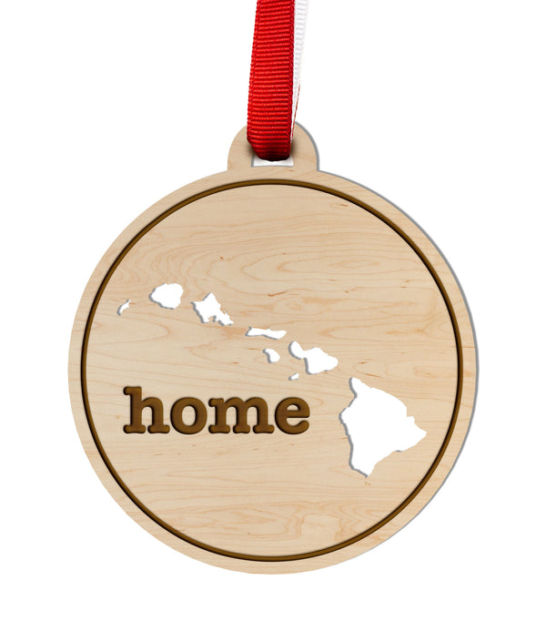 State Map Ornament Hawaii