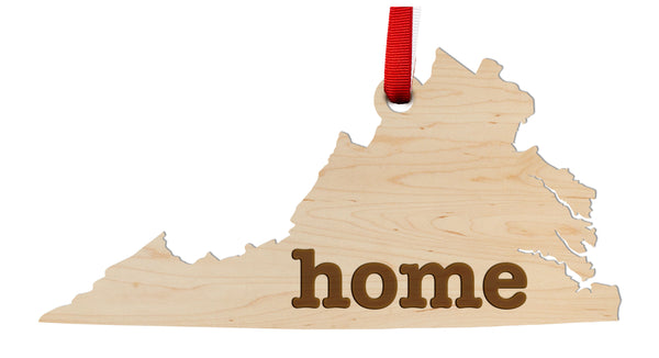 State Map Ornament Virginia