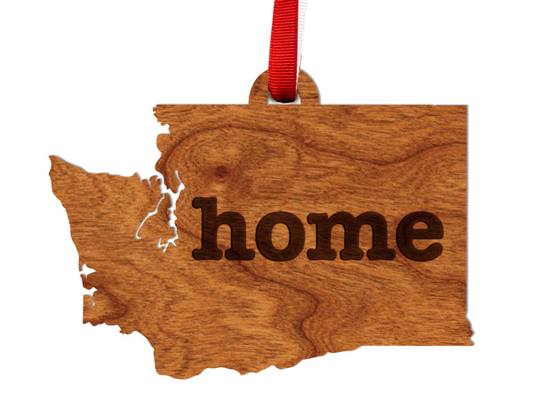 State Map Ornament Washington