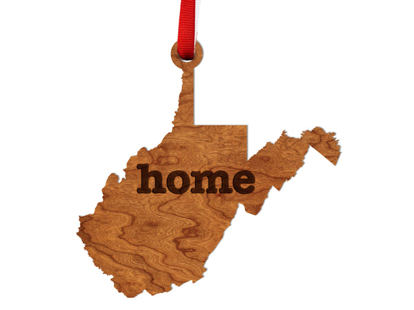 State Map Ornament West Virginia