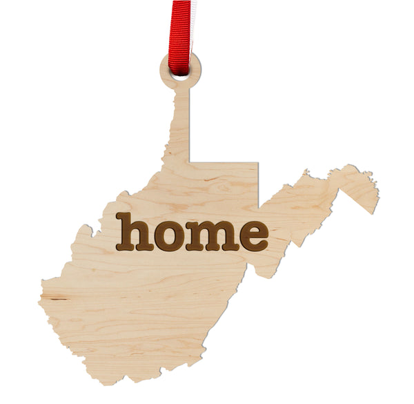State Map Ornament West Virginia