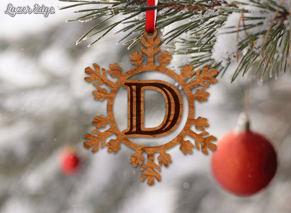 Letter Monogram Ornament D