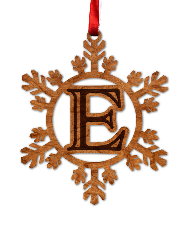 Letter Monogram Ornament E
